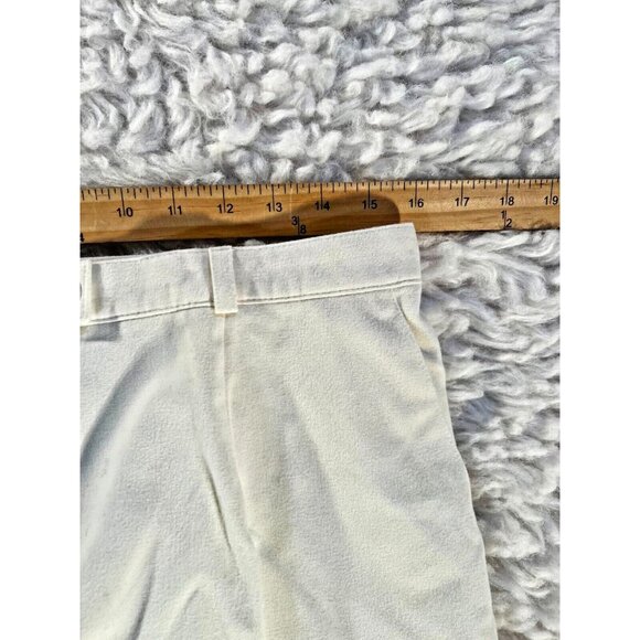 Basler Dress Pants Women's Med 30.5x29 Ivory Creme Stretch Pockets High Rise - Picture 7 of 14